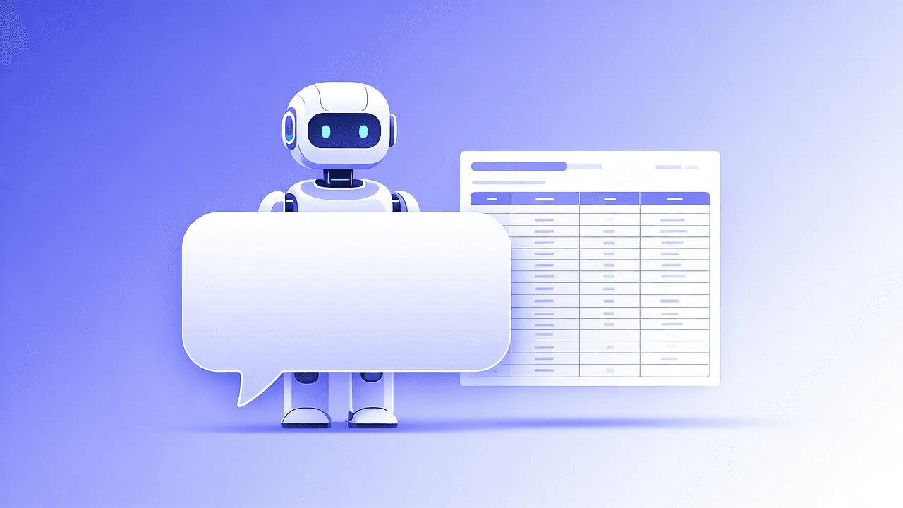 AI 通过对话创建智能表单和数据表格